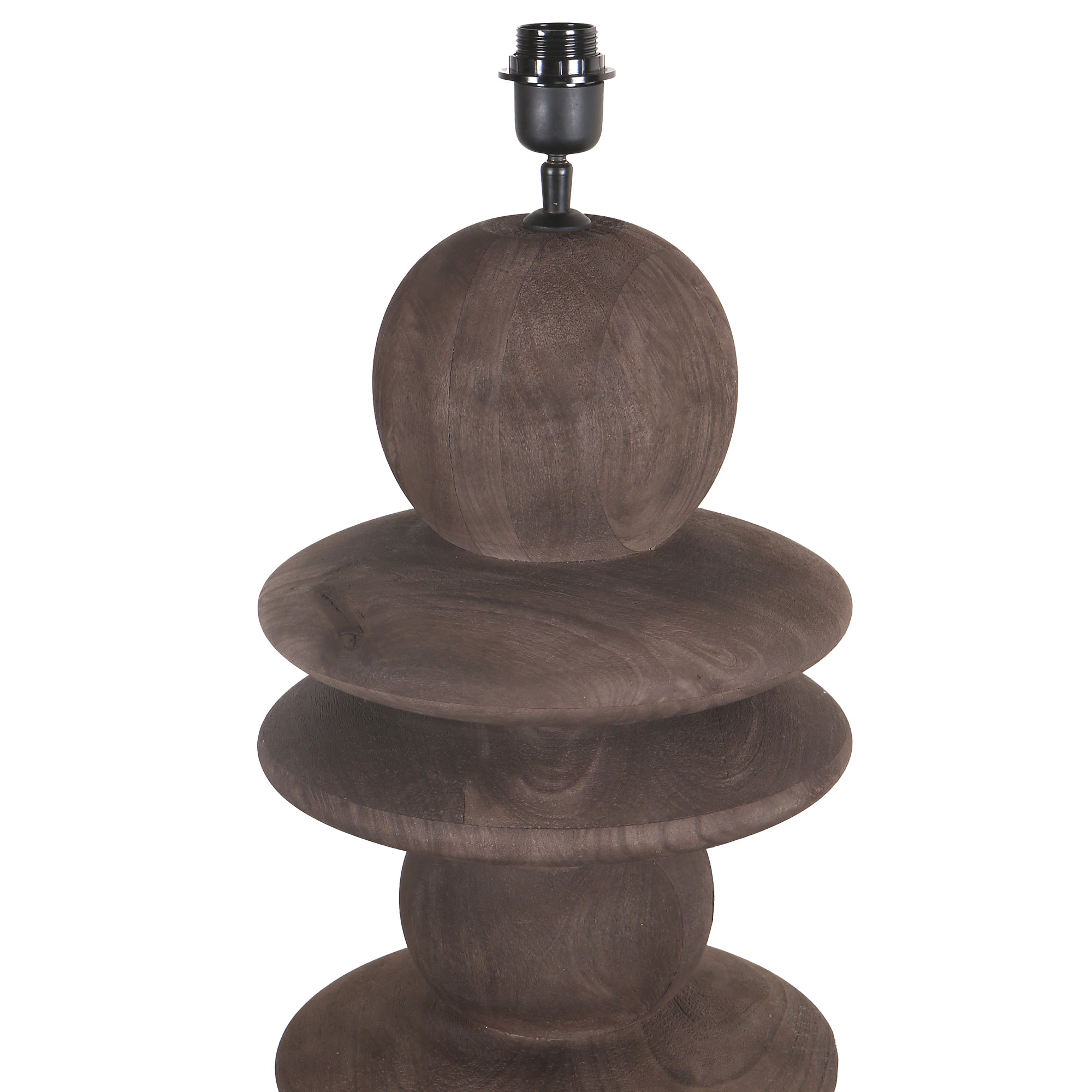 Callain Lampadaires en bois - Marron