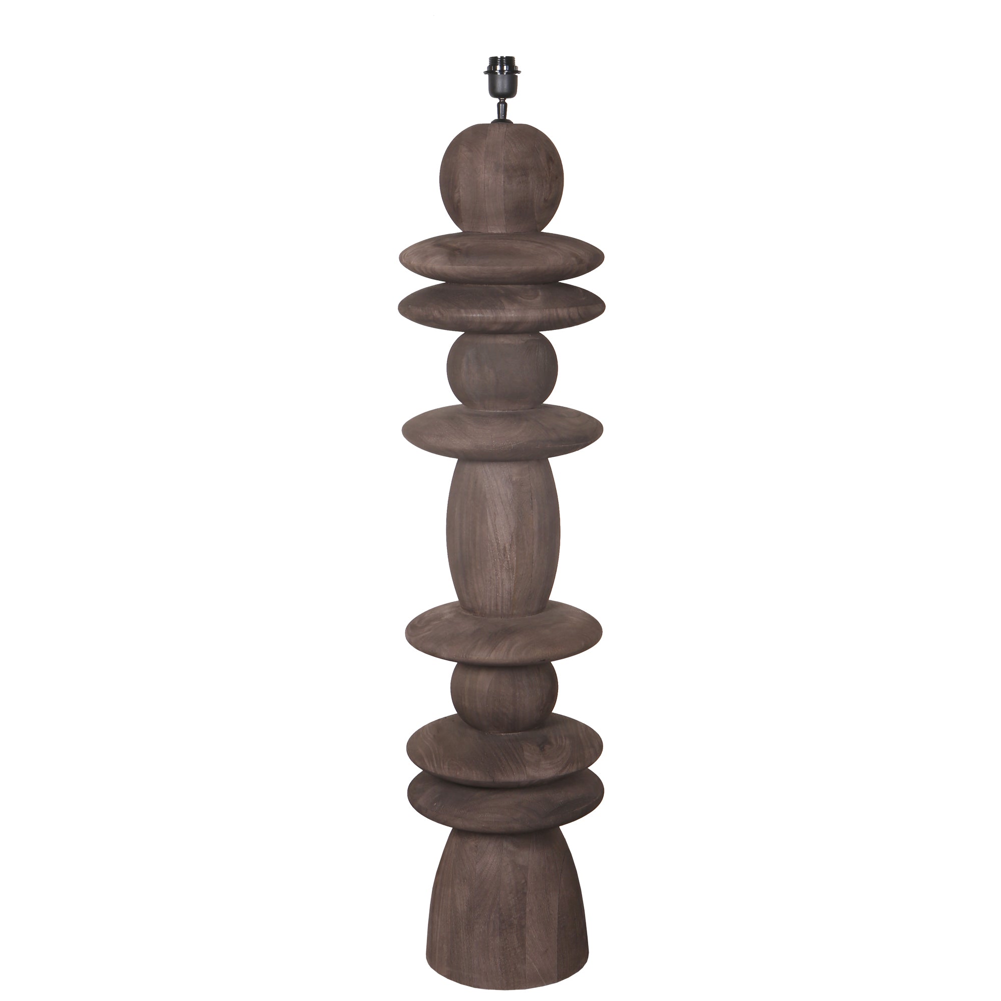 Callain Lampadaires en bois - Marron