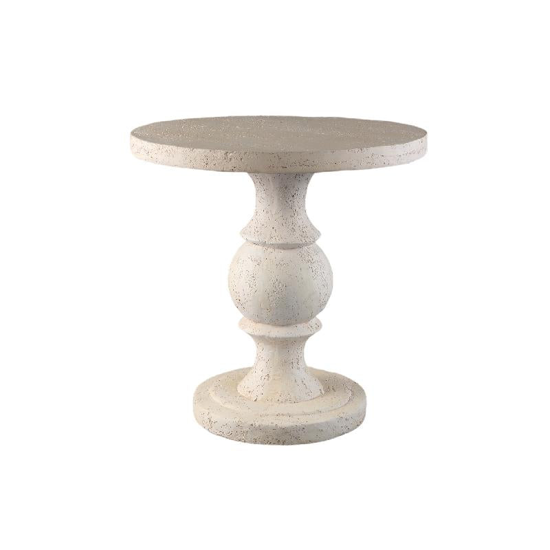 Muza Cream MgO round classic sidetable