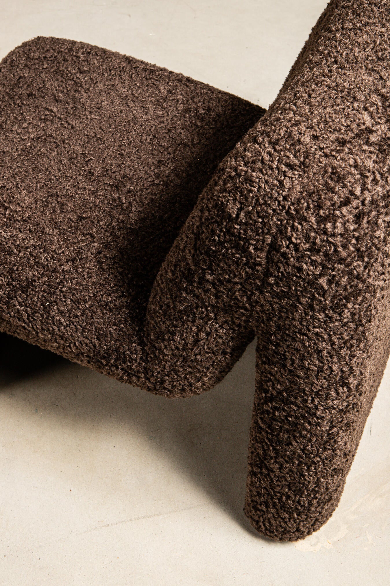 Oslo fauteuil teddy coffee - Photo 3