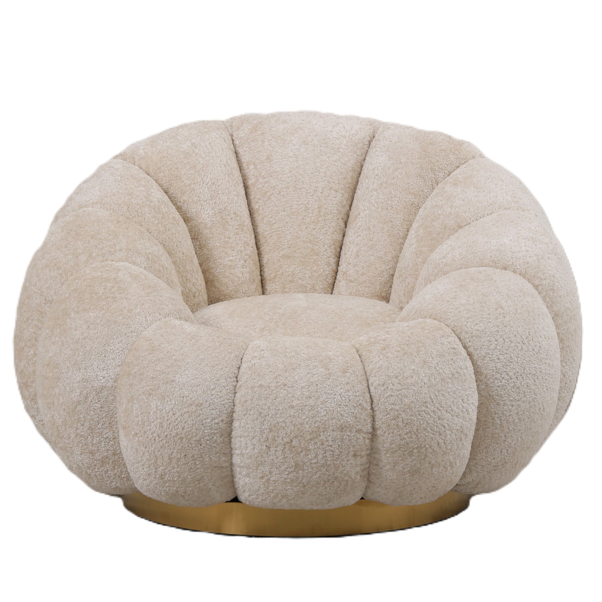Daisy fauteuil Cream Euphoria 2 gold base - Photo 5
