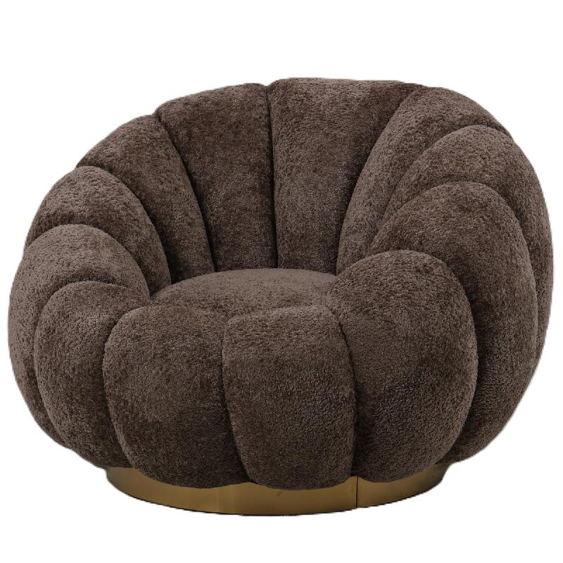 Daisy fauteuil Antelope Euphoria 6 gold base