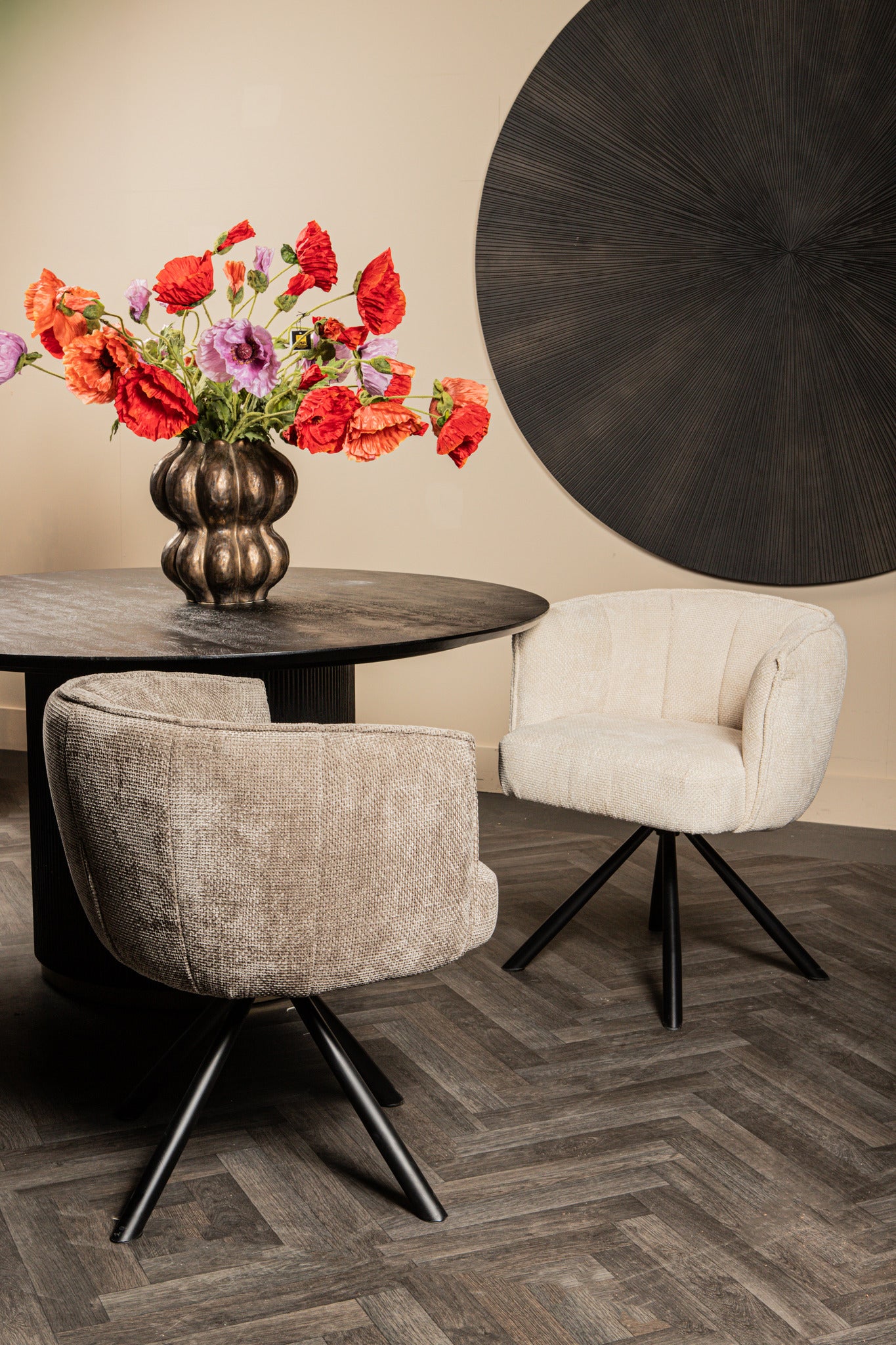 Como dining chair swivel cream - Photo 6