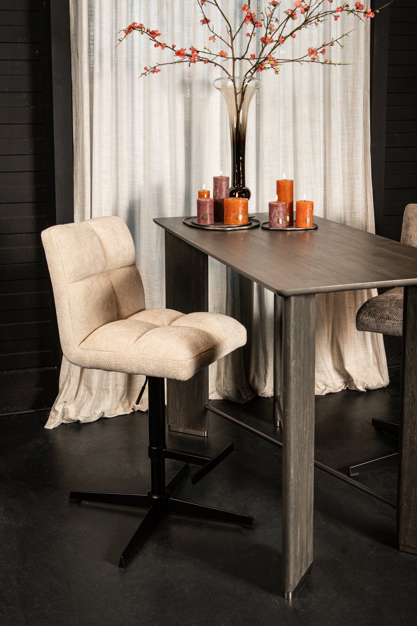Milan bar chair adjustable cream - Photo 7