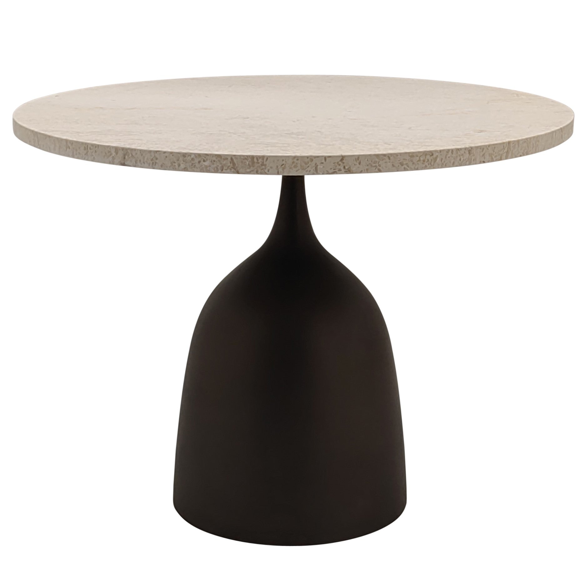 Patras side table beige marble - Photo 2