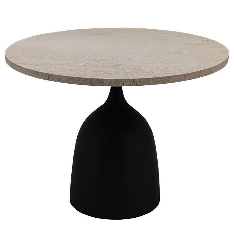 Patras side table beige marble