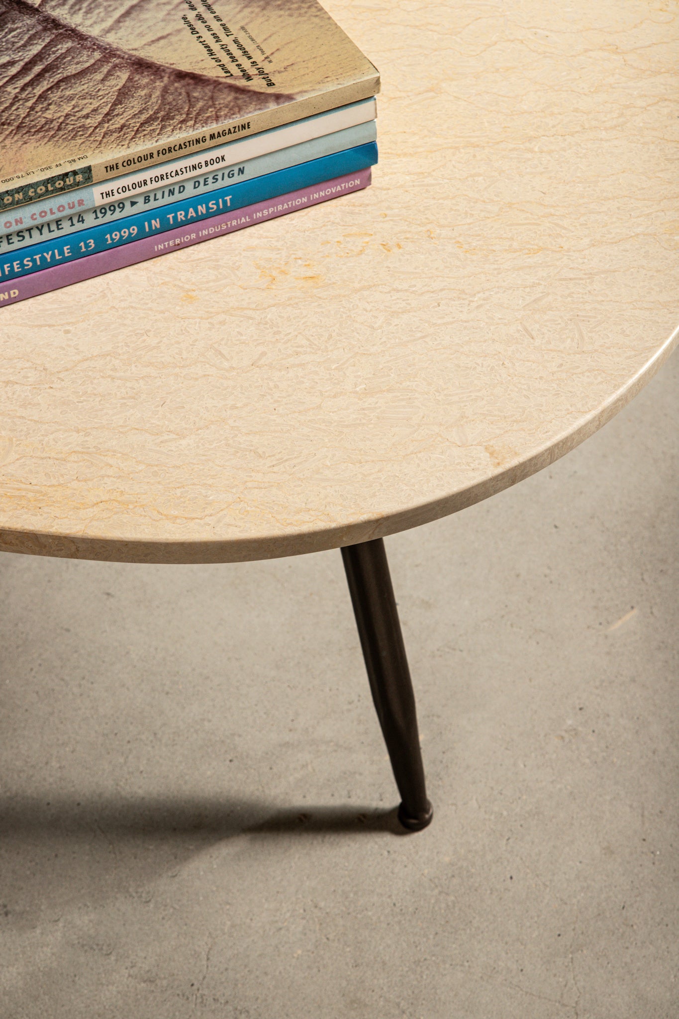 Veria set of 2 coffeetables beige marble - Photo 3