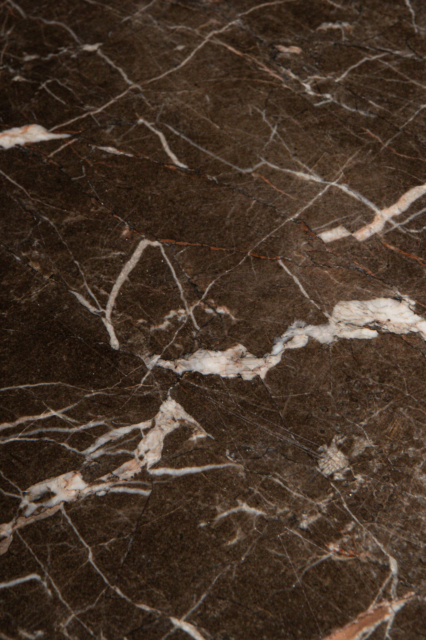 Volos set of 2 side tables brown marble - Photo 4