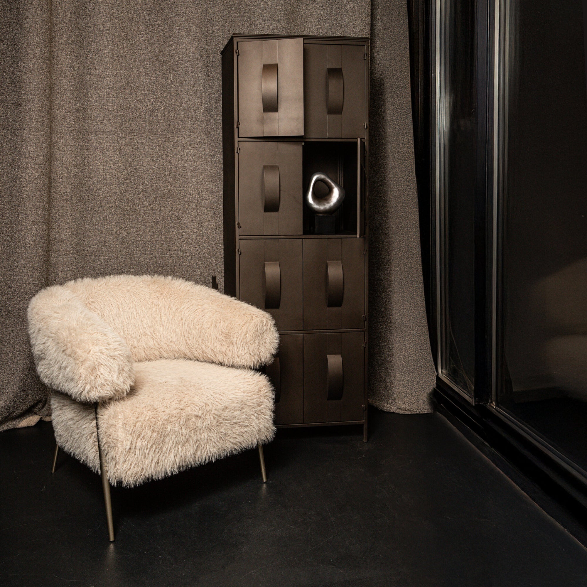 Acalia brown cabinet 8 doors - Photo 8
