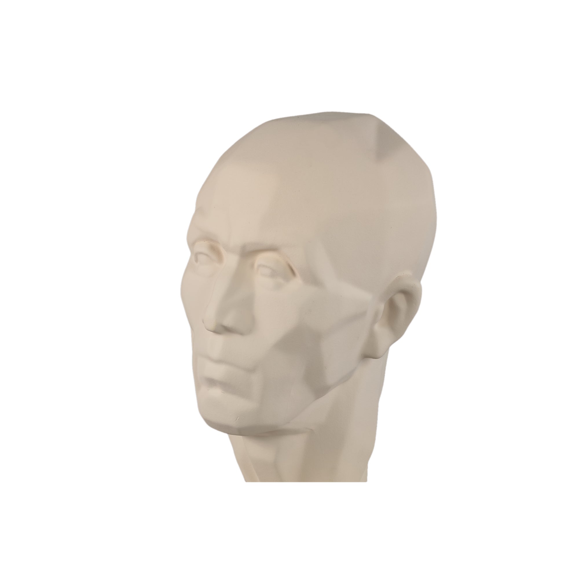 Dorin Taupe matt ceramic man shape statue