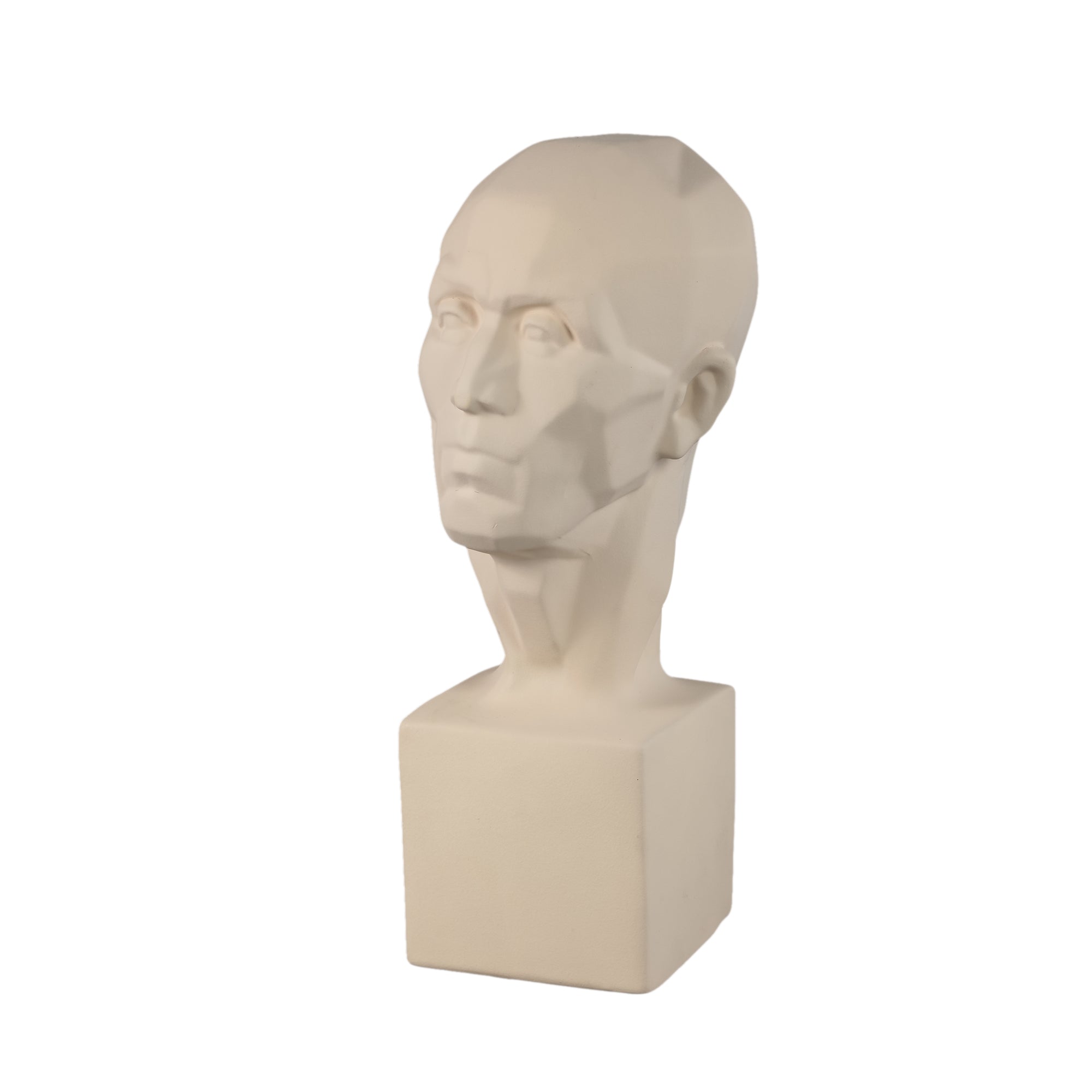 Dorin Taupe matt ceramic man shape statue