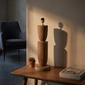Lampe de Table Lorinne — Bois de Manguier Table Double