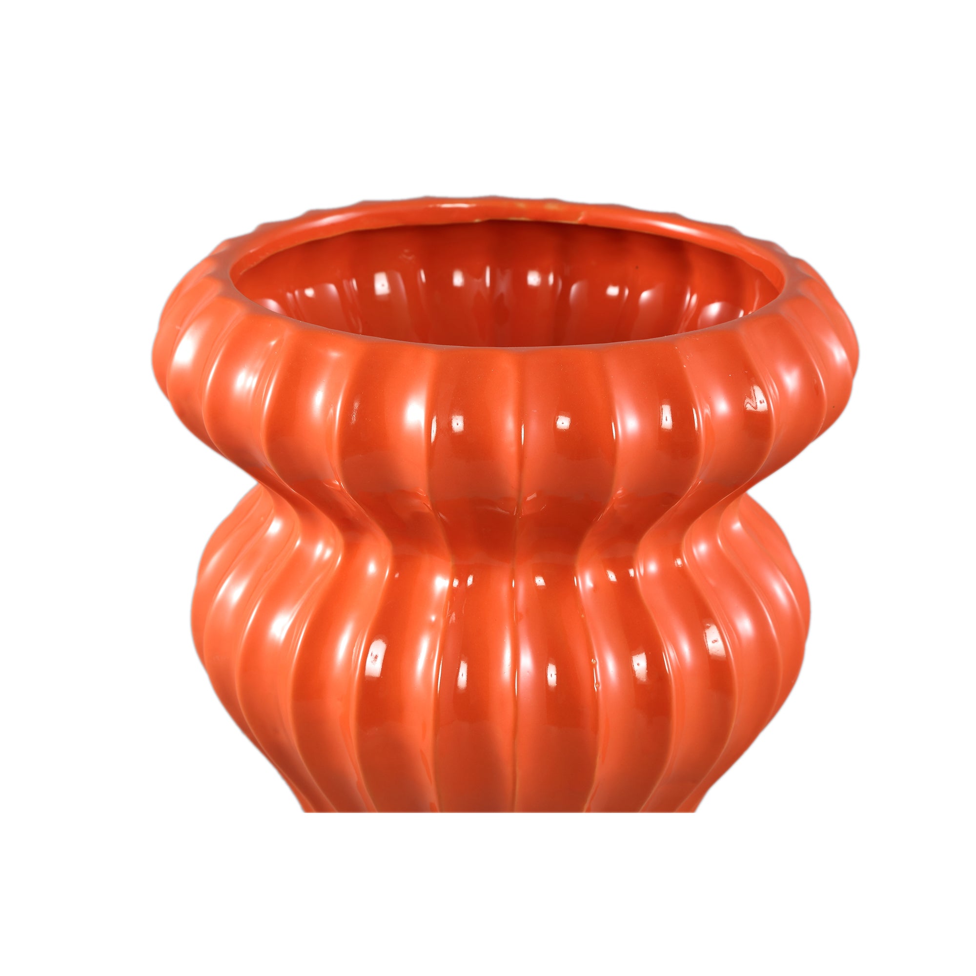 Pot Glenna — Céramique — Orange