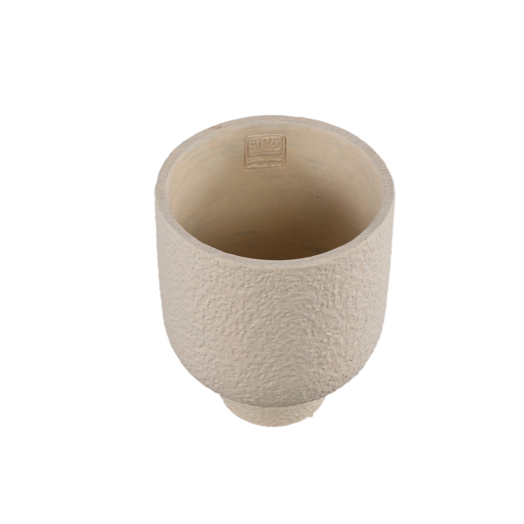 Monder Pot en ciment - Crème