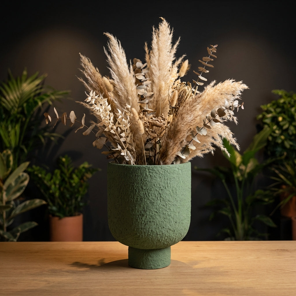 Monder Pot en ciment - Vert