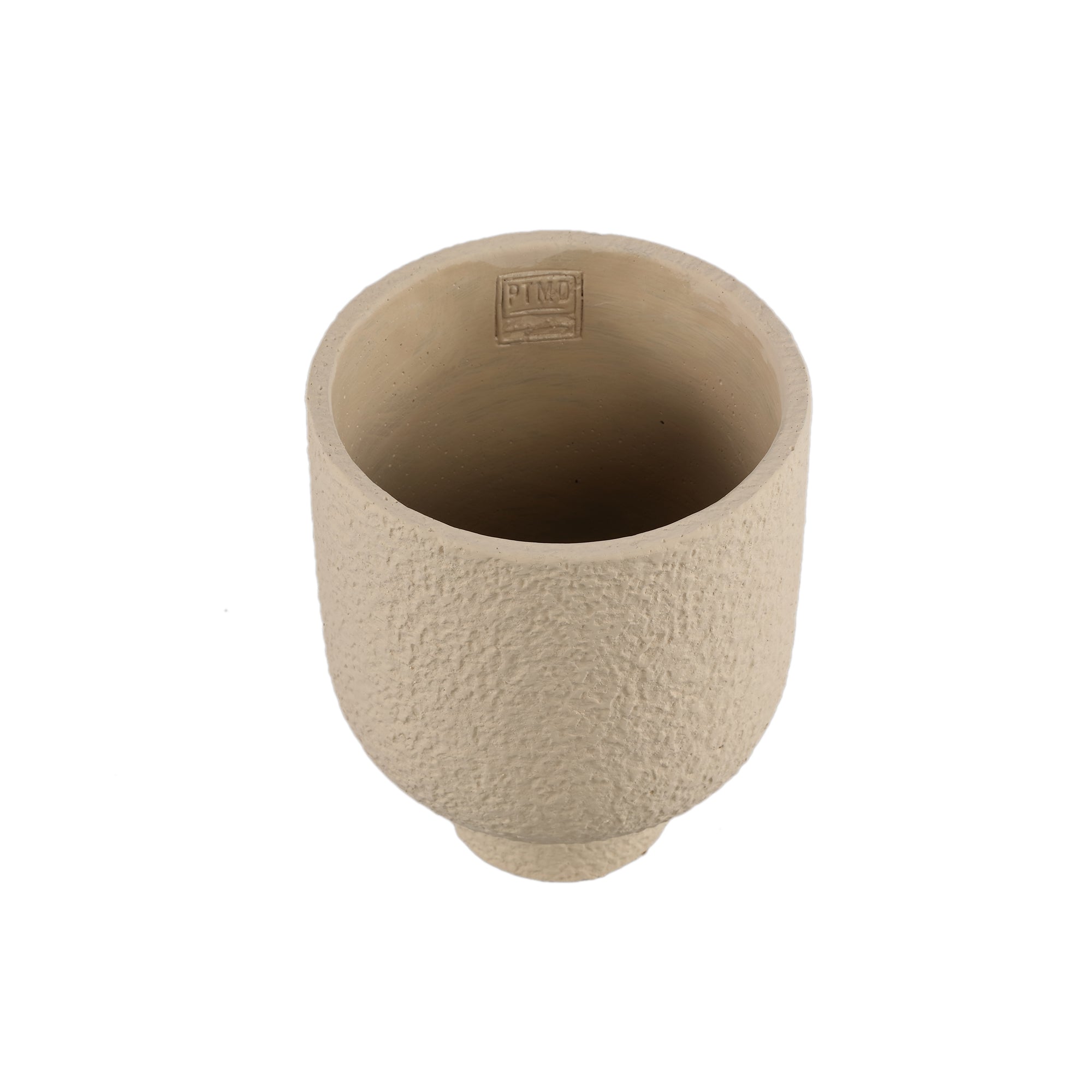 Monder Pot en ciment - Beige