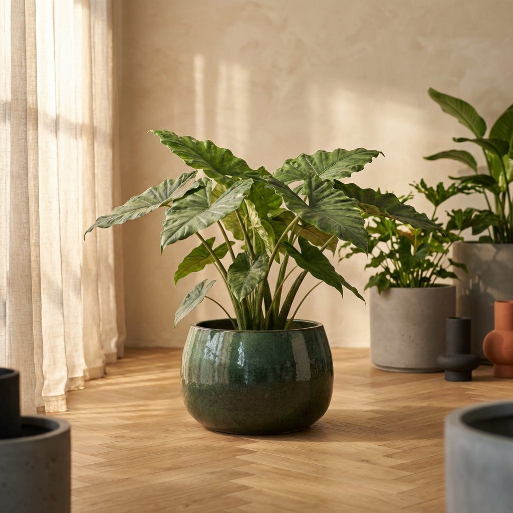 Coraline Pot en céramique - Vert