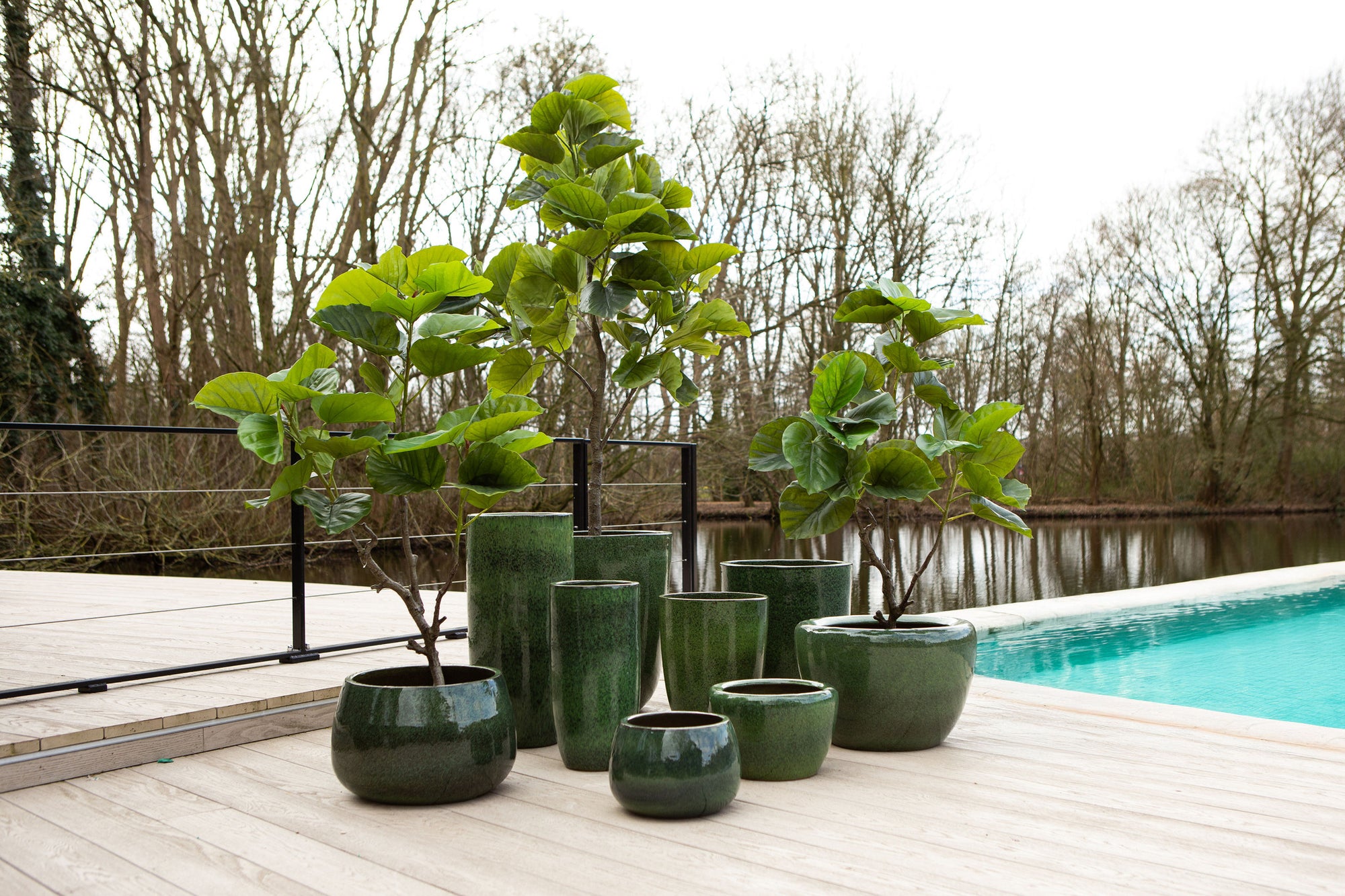 Coraline Pot en céramique - Green