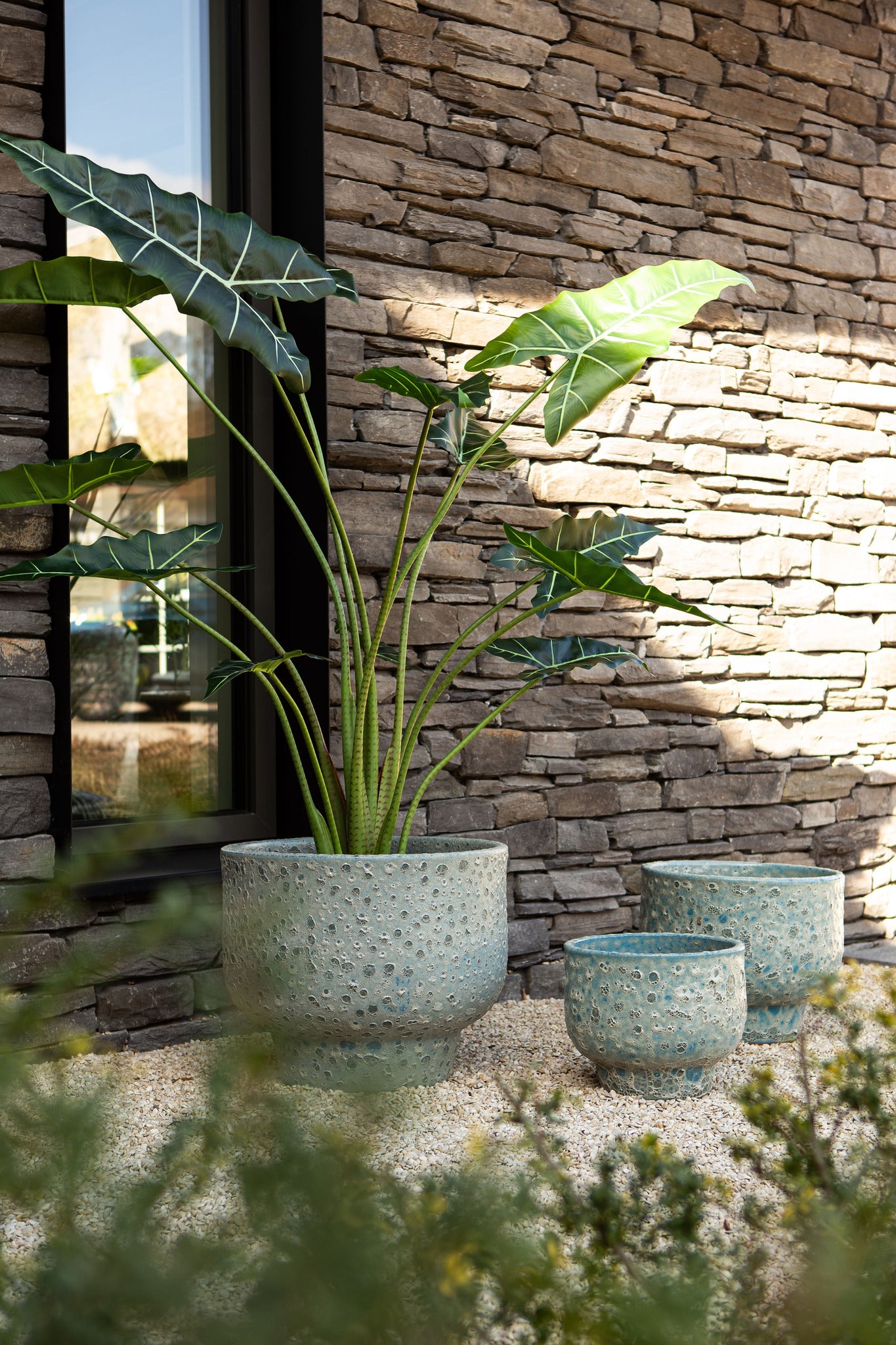 Sanish Pot en céramique - Bleu