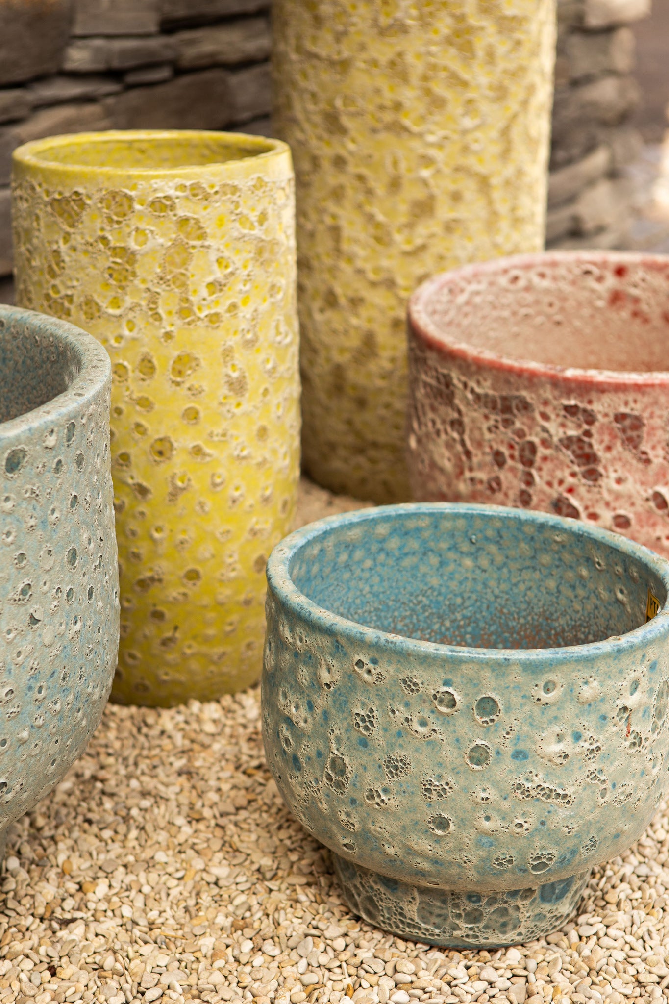 Sanish Pot en céramique - Bleu