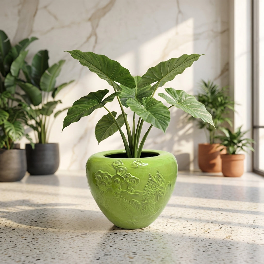 Terron Pot en céramique - Vert