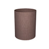 Rivvo Abat-jour — Cotton Linen Lampshade Round High - Marron