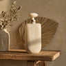 Aliza Pearl glass bottle statue with shell lid M