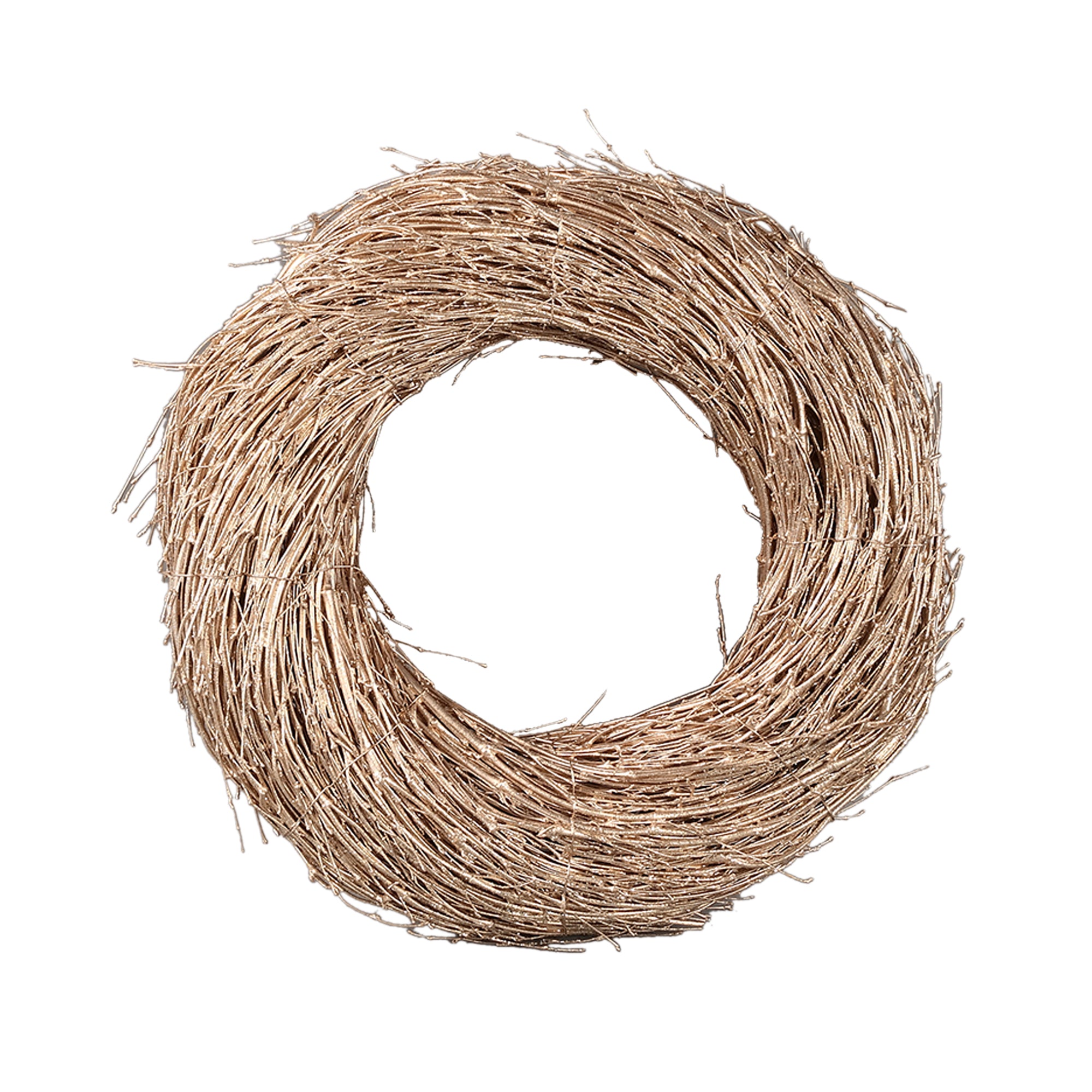 Fenja Champagne glitter bamboo wreath S