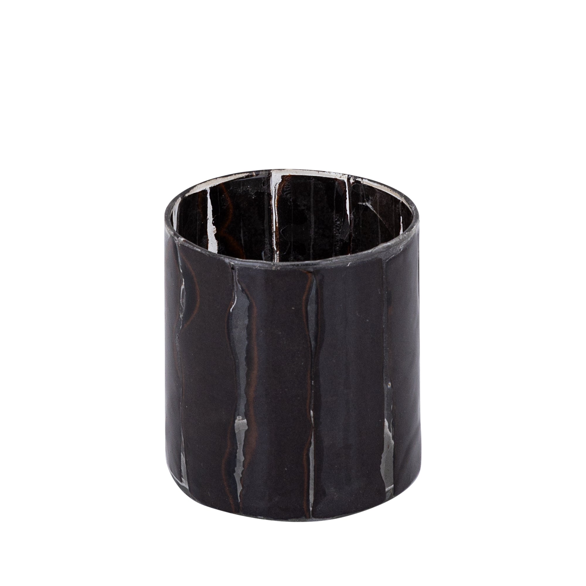 Danya Photophores en verre - Marron