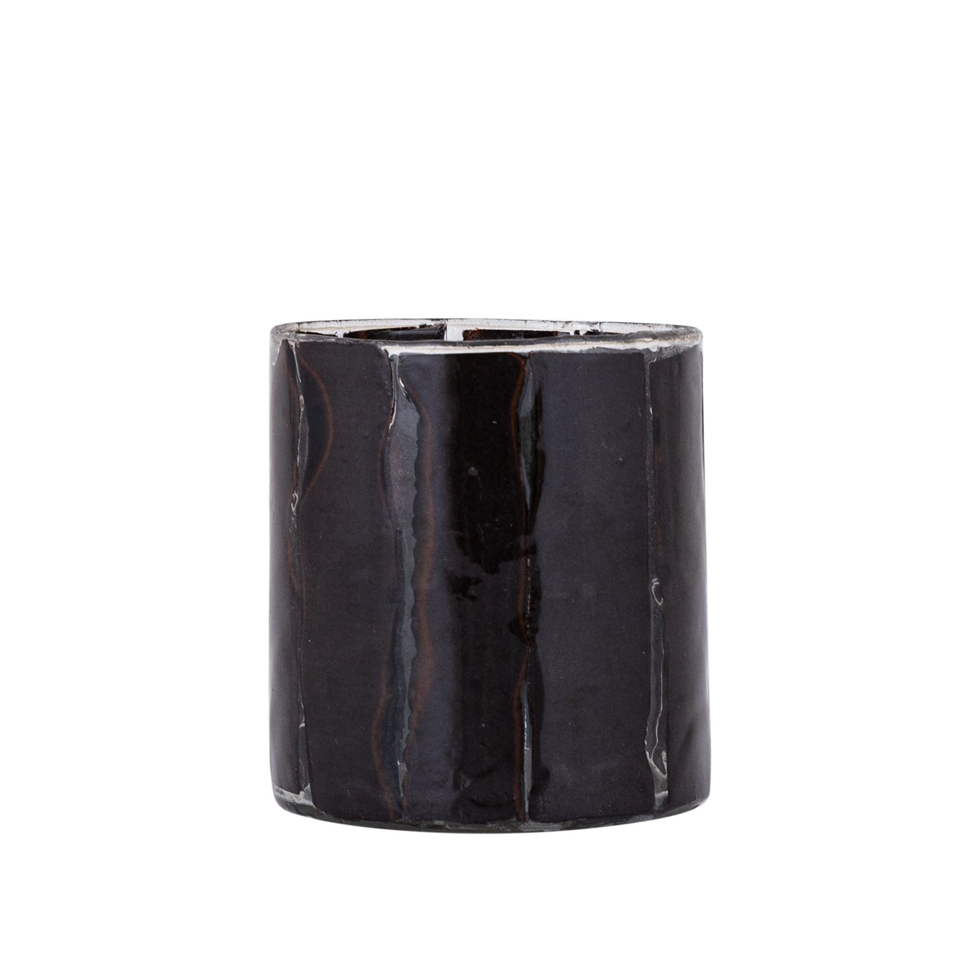 Danya Photophores en verre - Marron