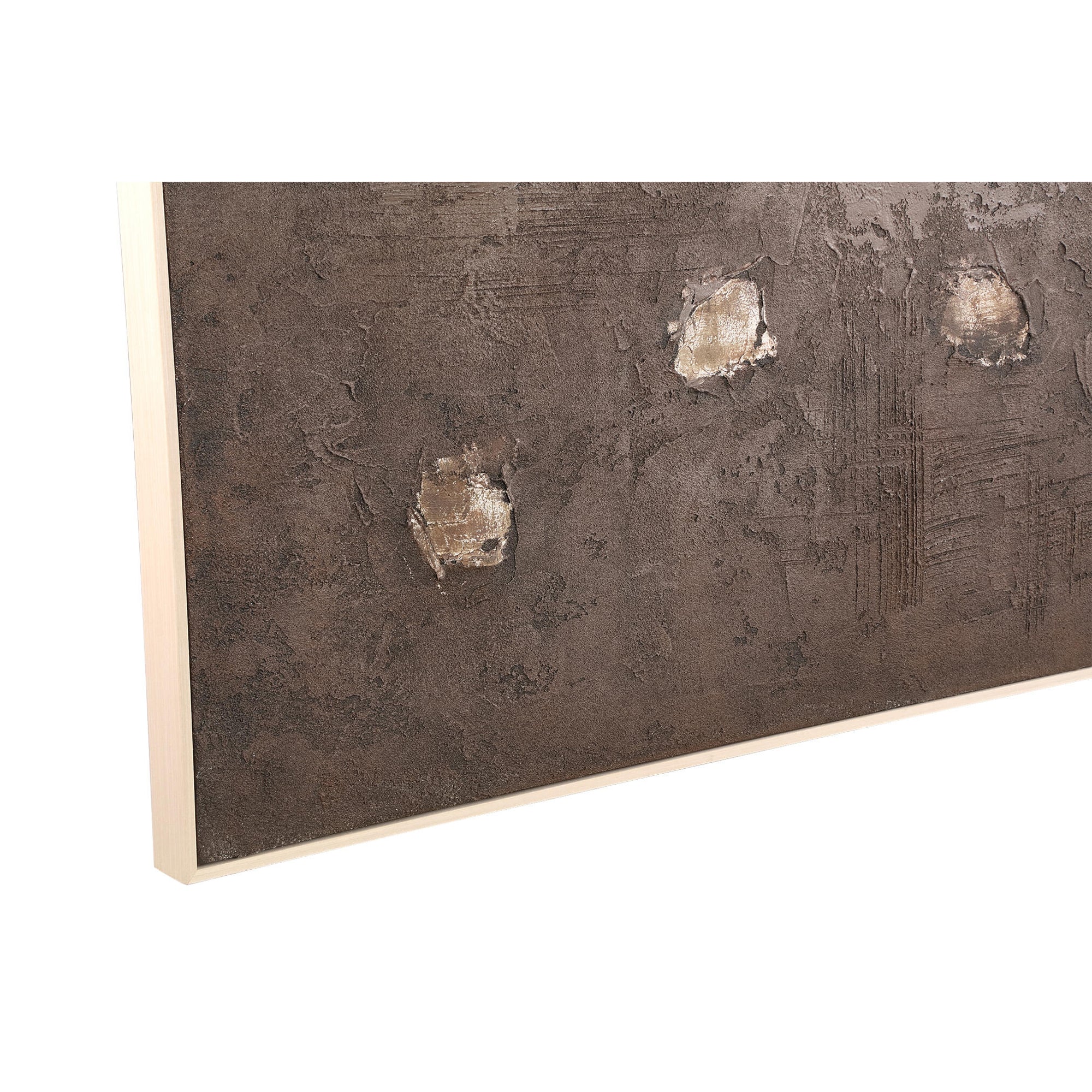 Porty Brown canvas painting cream pattern rect