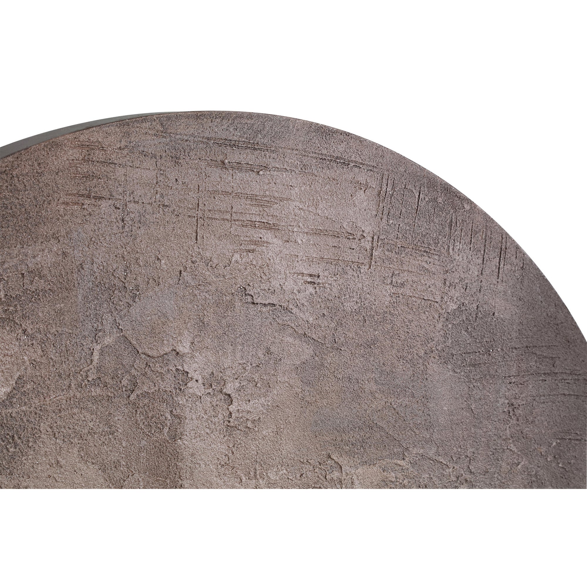 Kemp Brown canvas painting rough round S