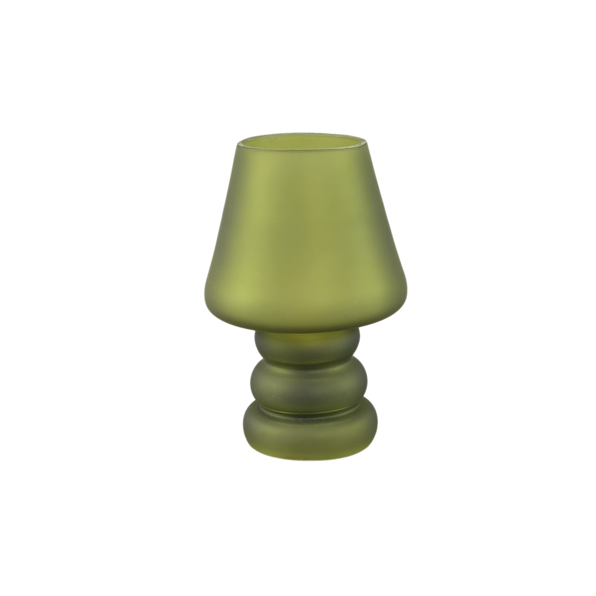 Miron Lampes LED en verre — Led Light Ribbed Matt Base - Vert