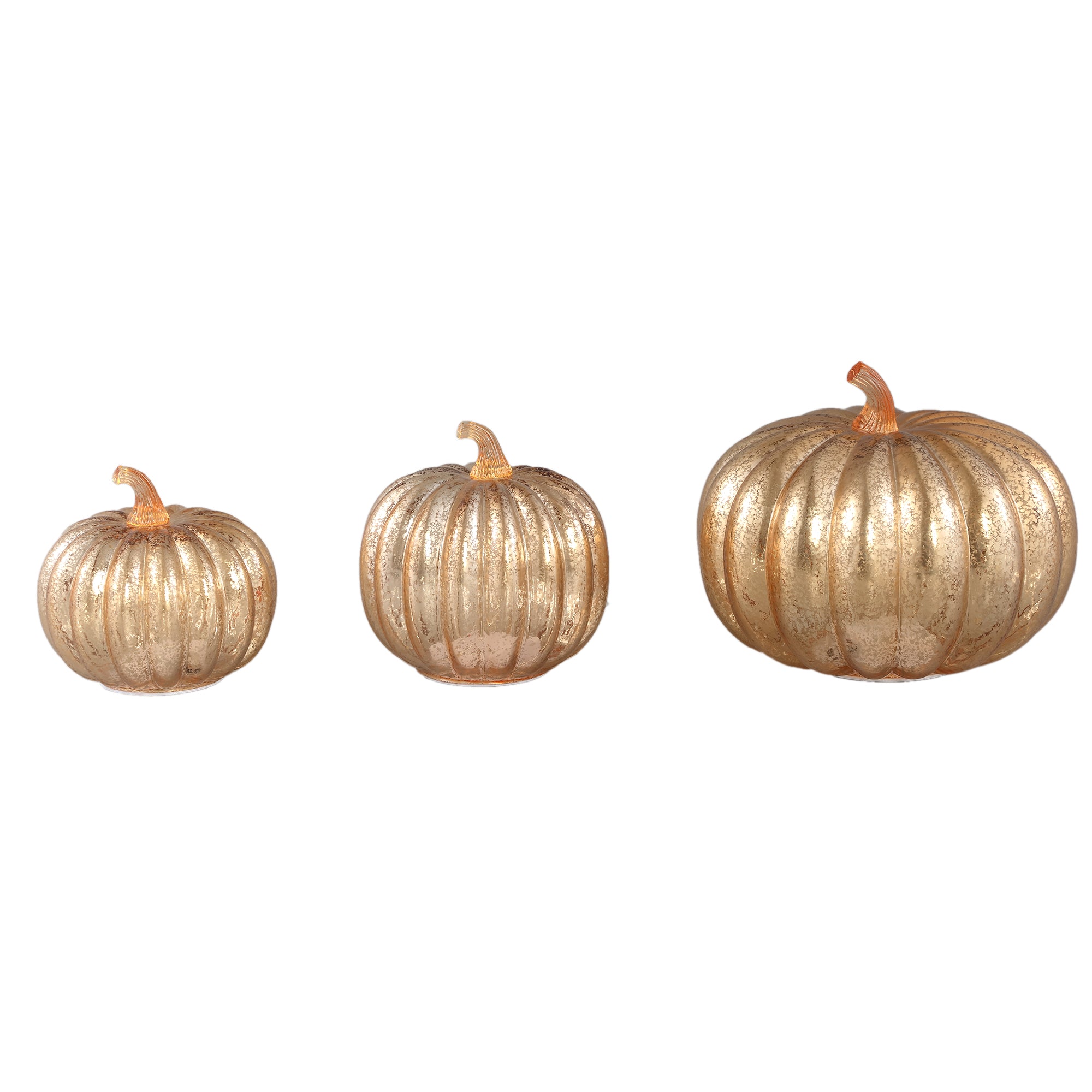 Pumpa Lampes LED en verre - Or