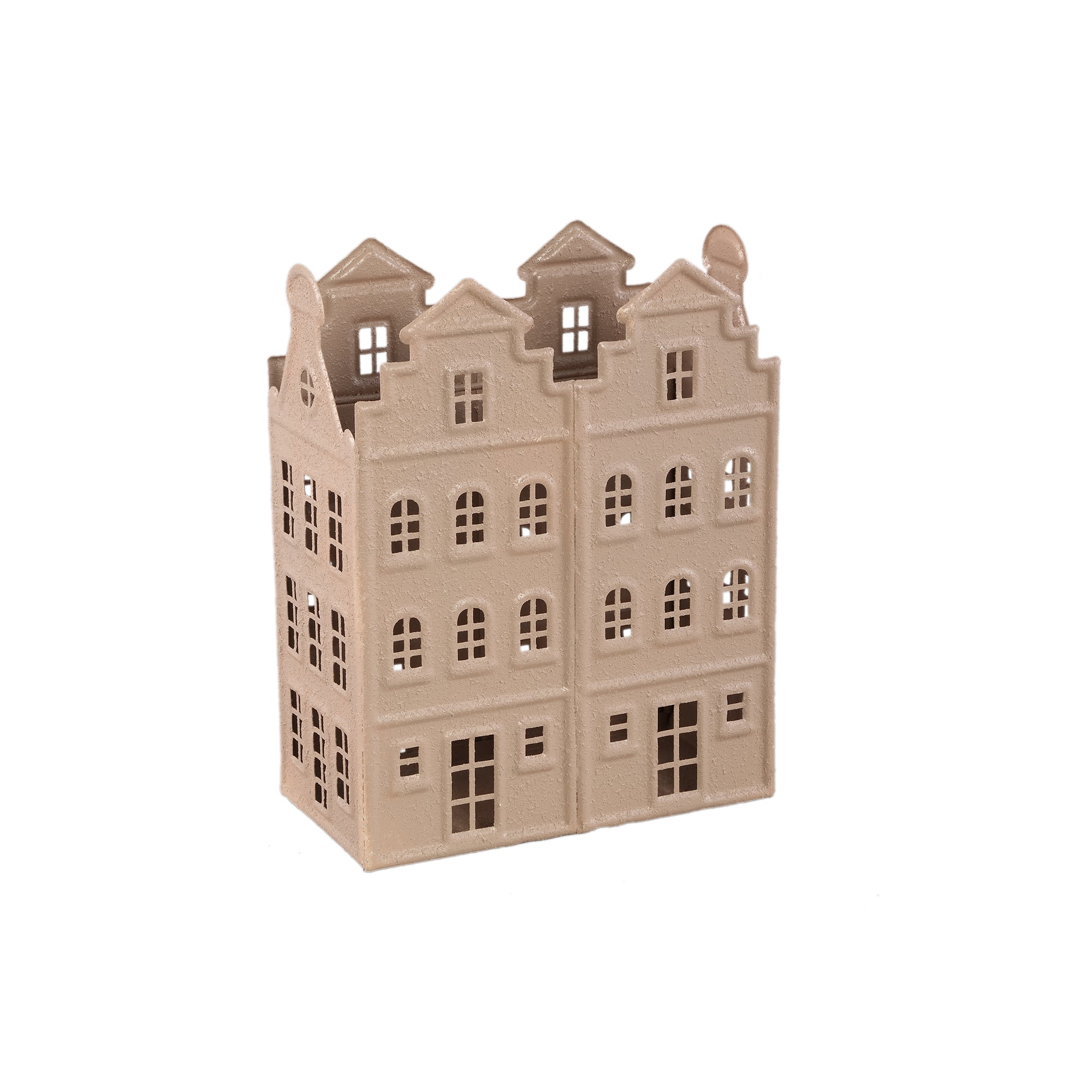 Verina Bougeoirs en fer - Beige