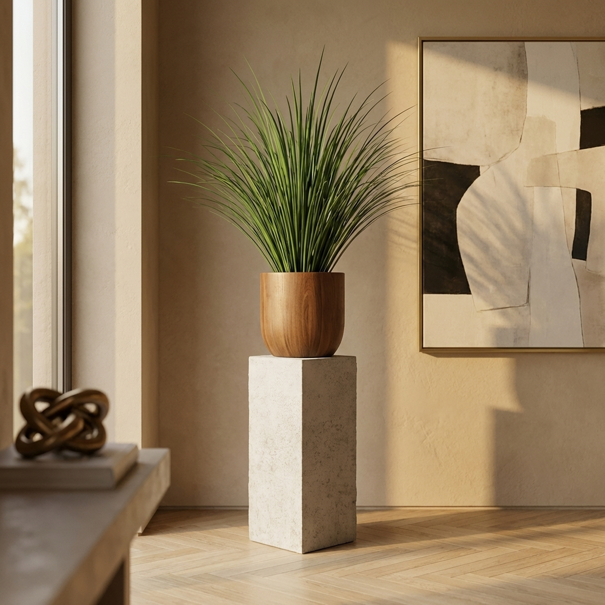 Pot Cherryl — Bois — Photo lifestyle