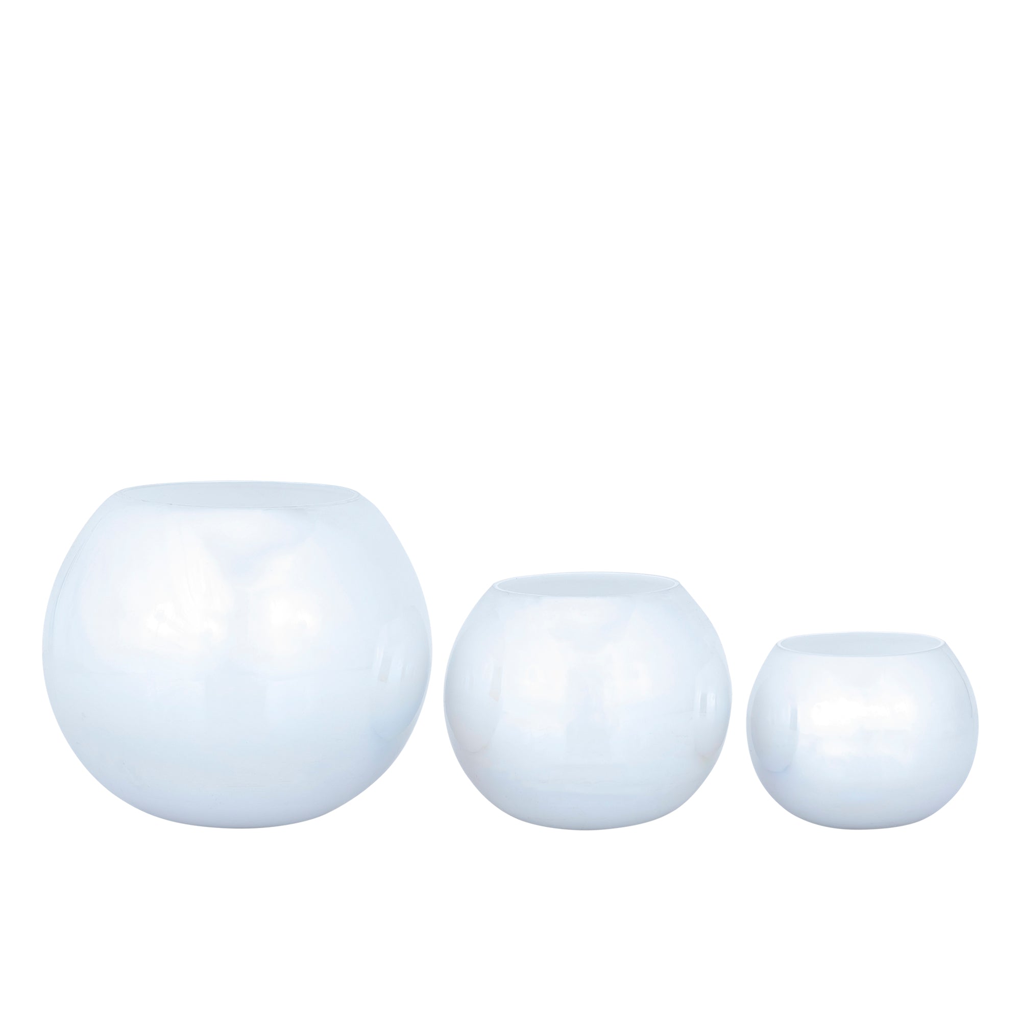 Alena Bougeoirs en verre - Pearl