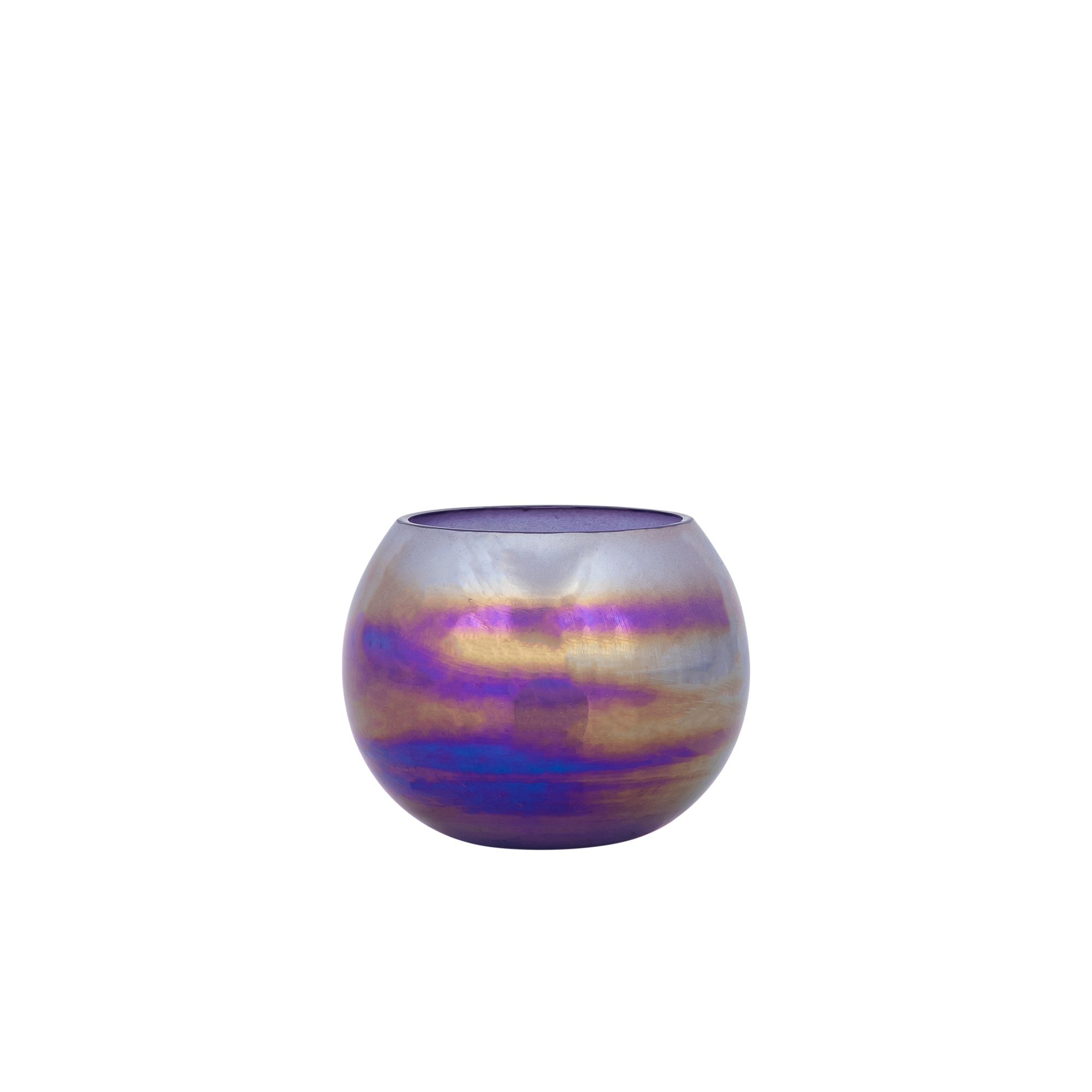 Alena Photophores en verre - Violet