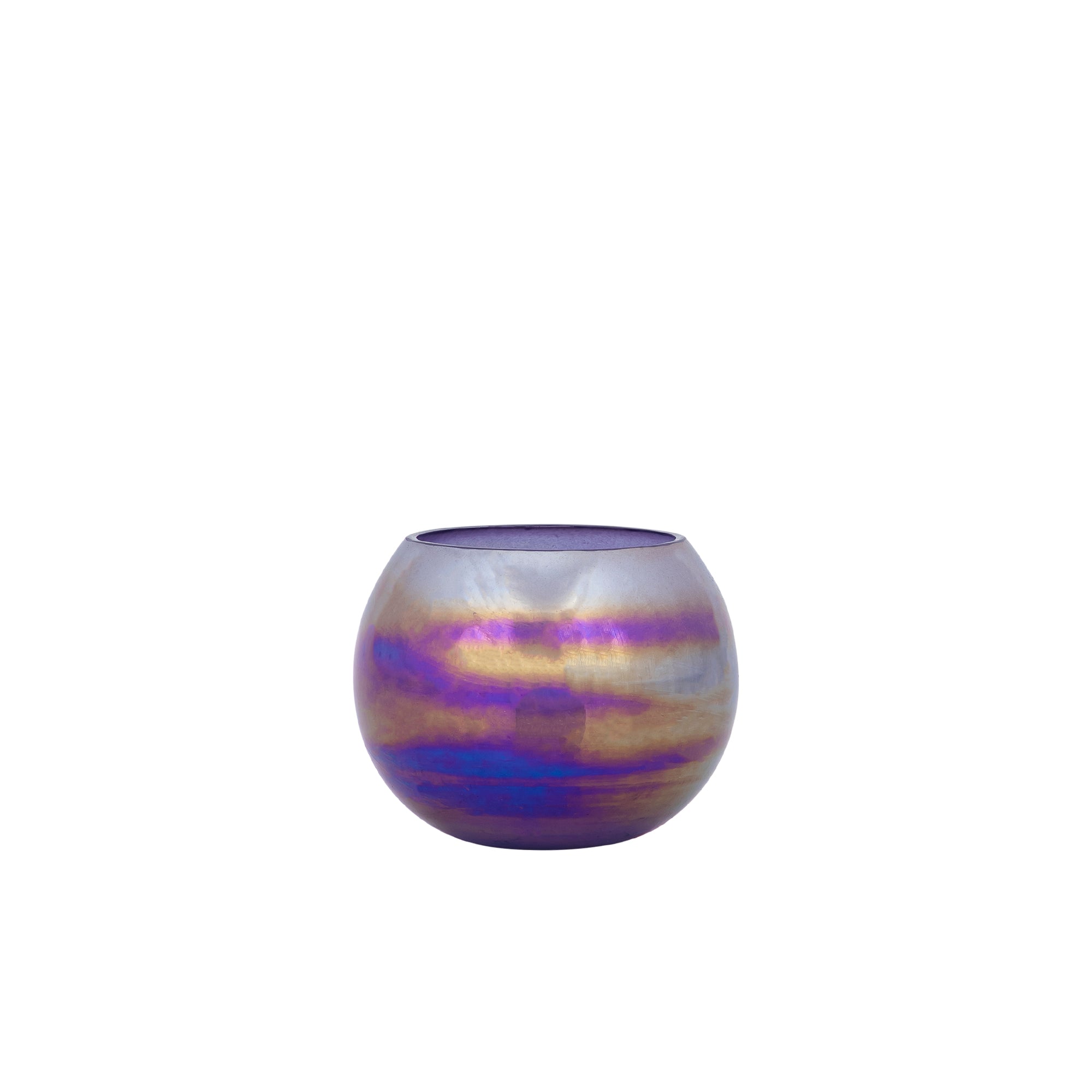 Alena Photophores en verre - Violet