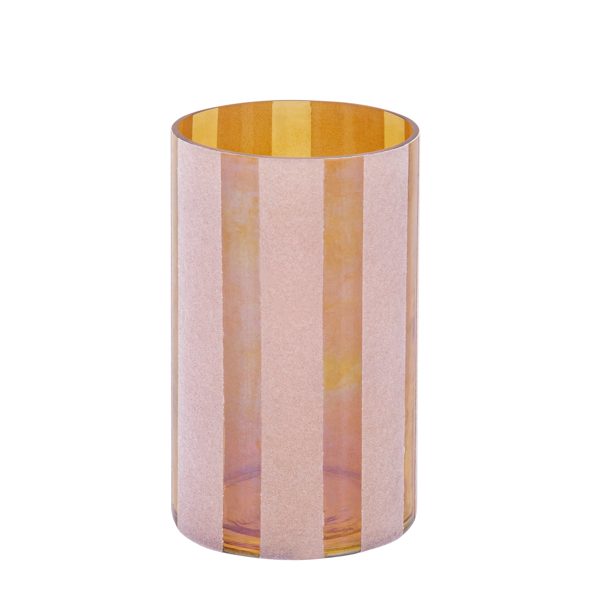 Jeyden Bougeoirs en verre - Rose