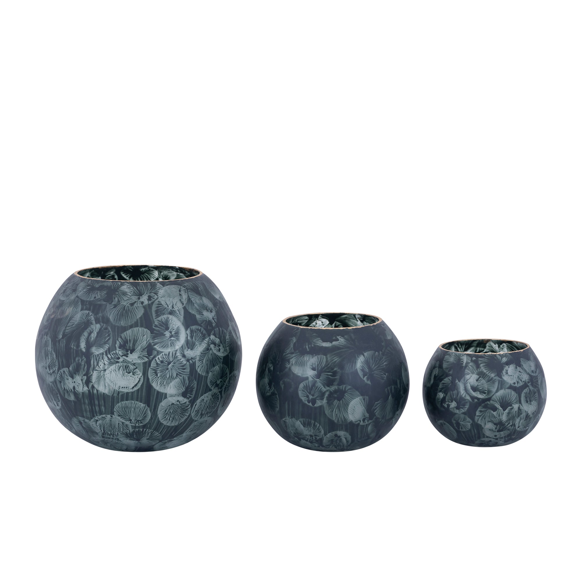 Maky Photophores en verre - Gris