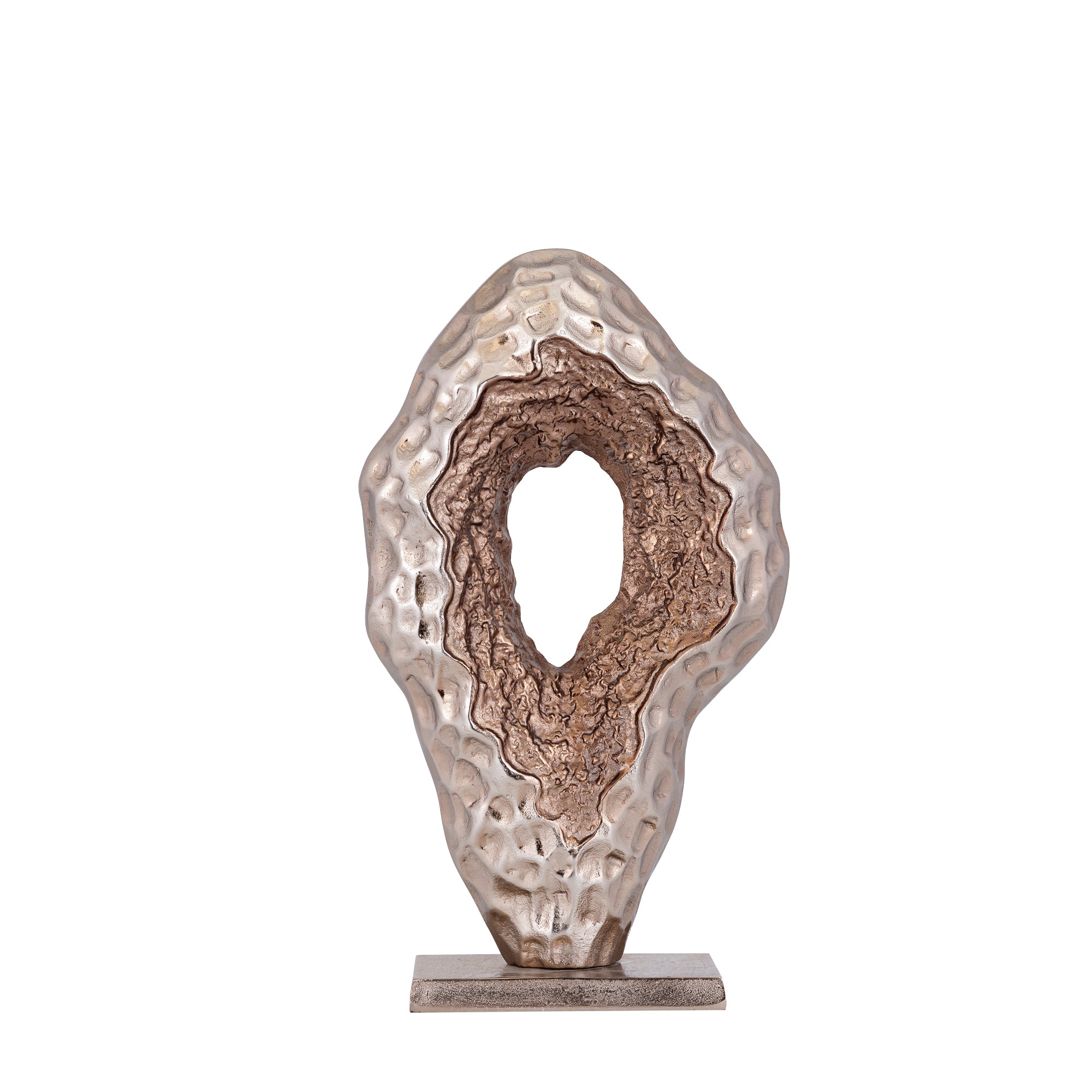 Coolan Antique Champagne casted alu statue oval S