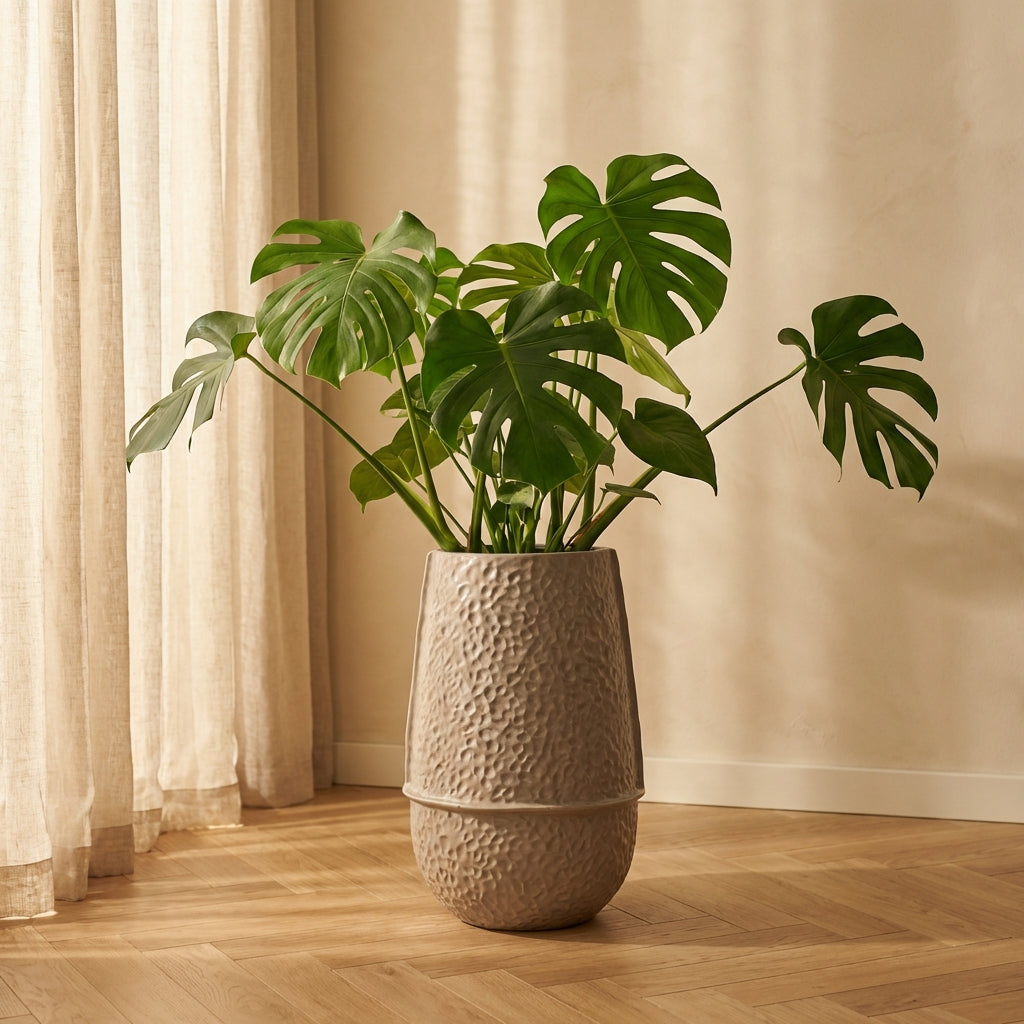 Mosa Pot en céramique - L (22x22x36 cm)
