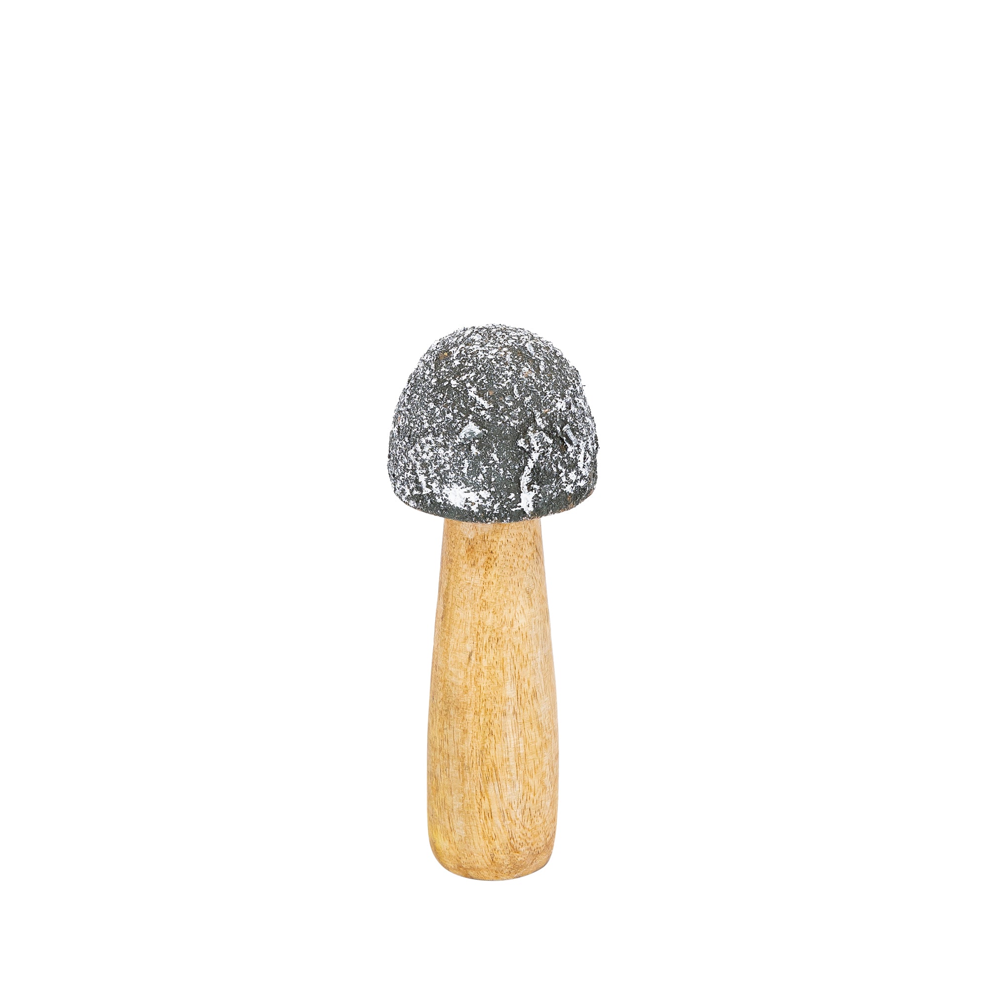 Blaire Snowgreen wooden mushroom statue L