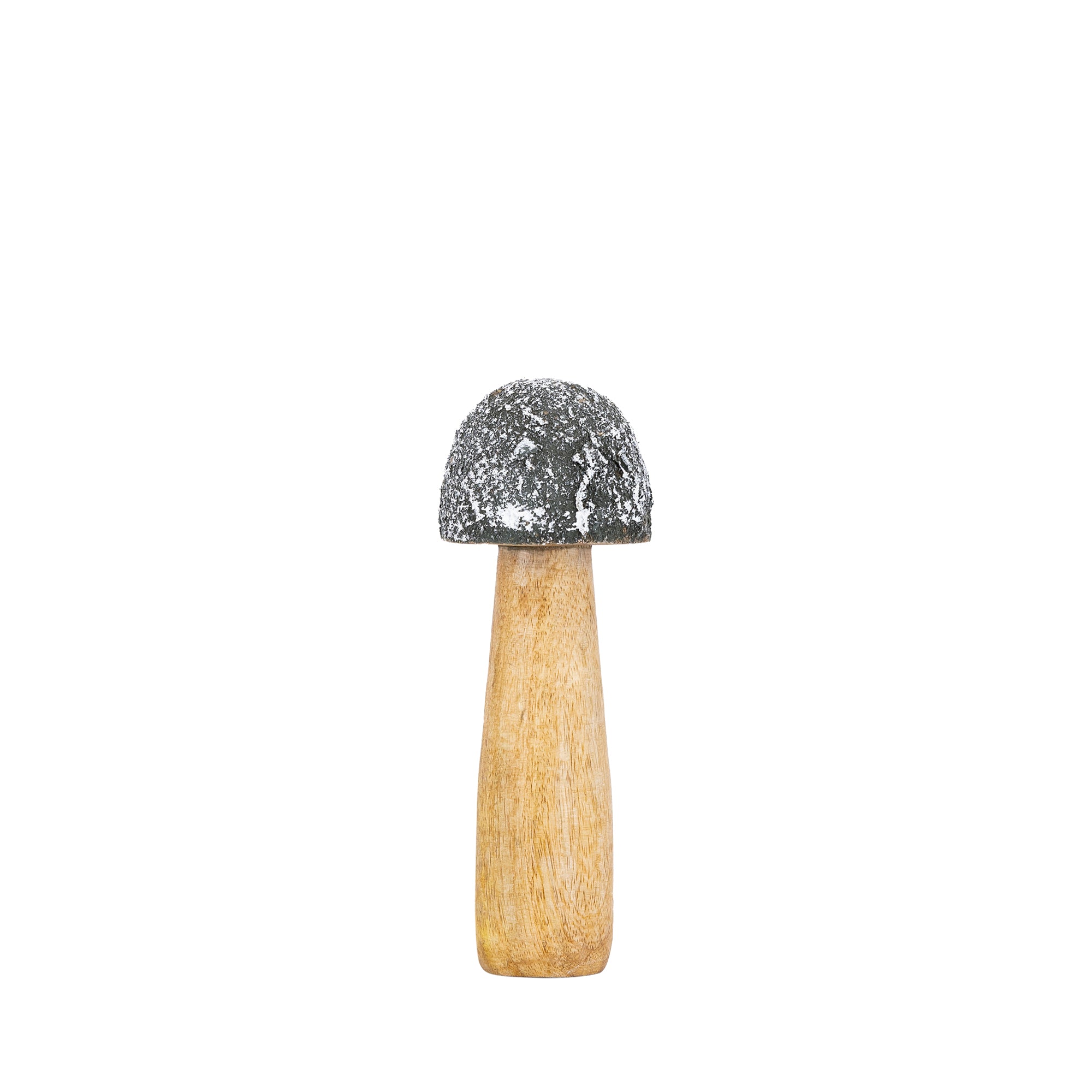 Blaire Snowgreen wooden mushroom statue L