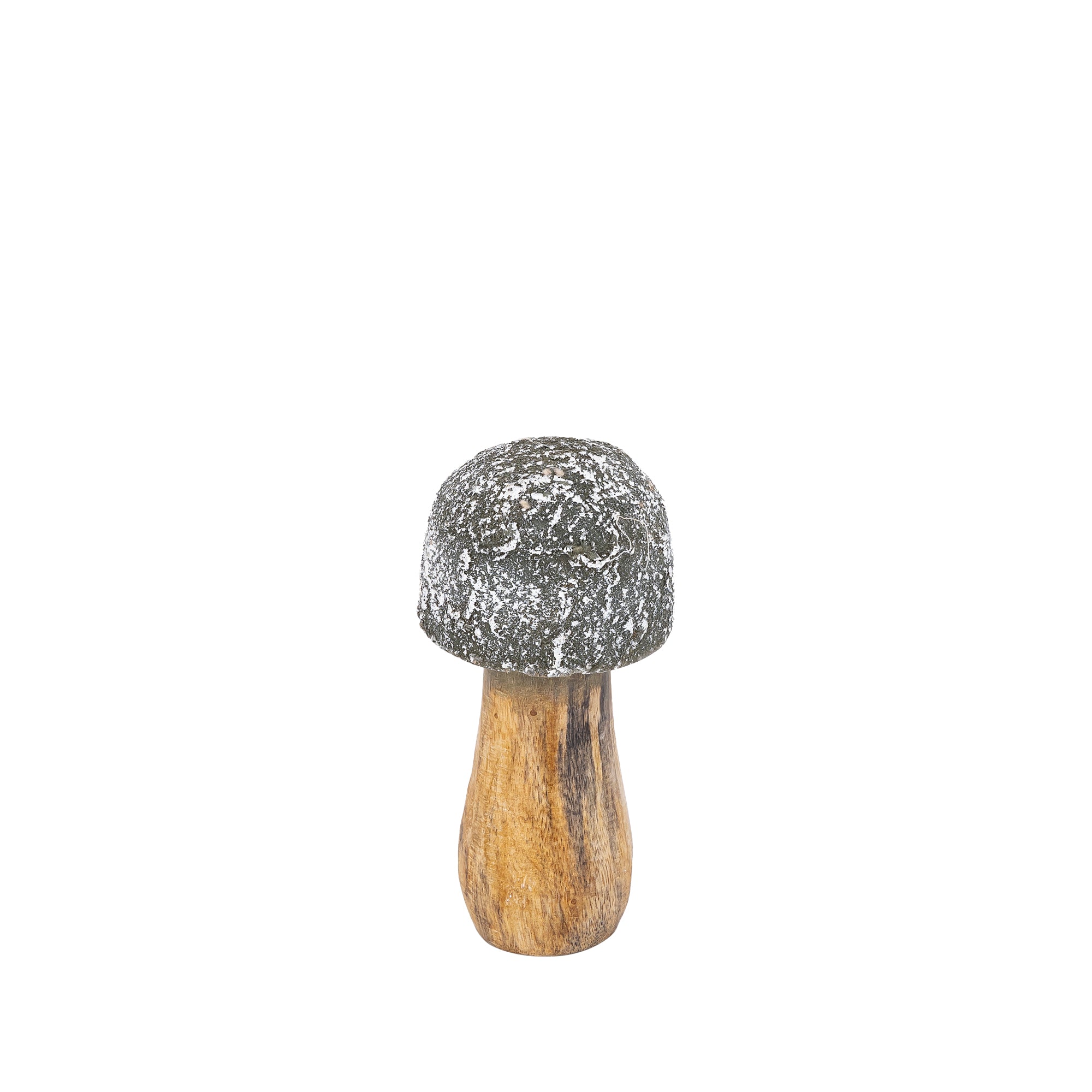 Blaire Snowgreen wooden mushroom statue M