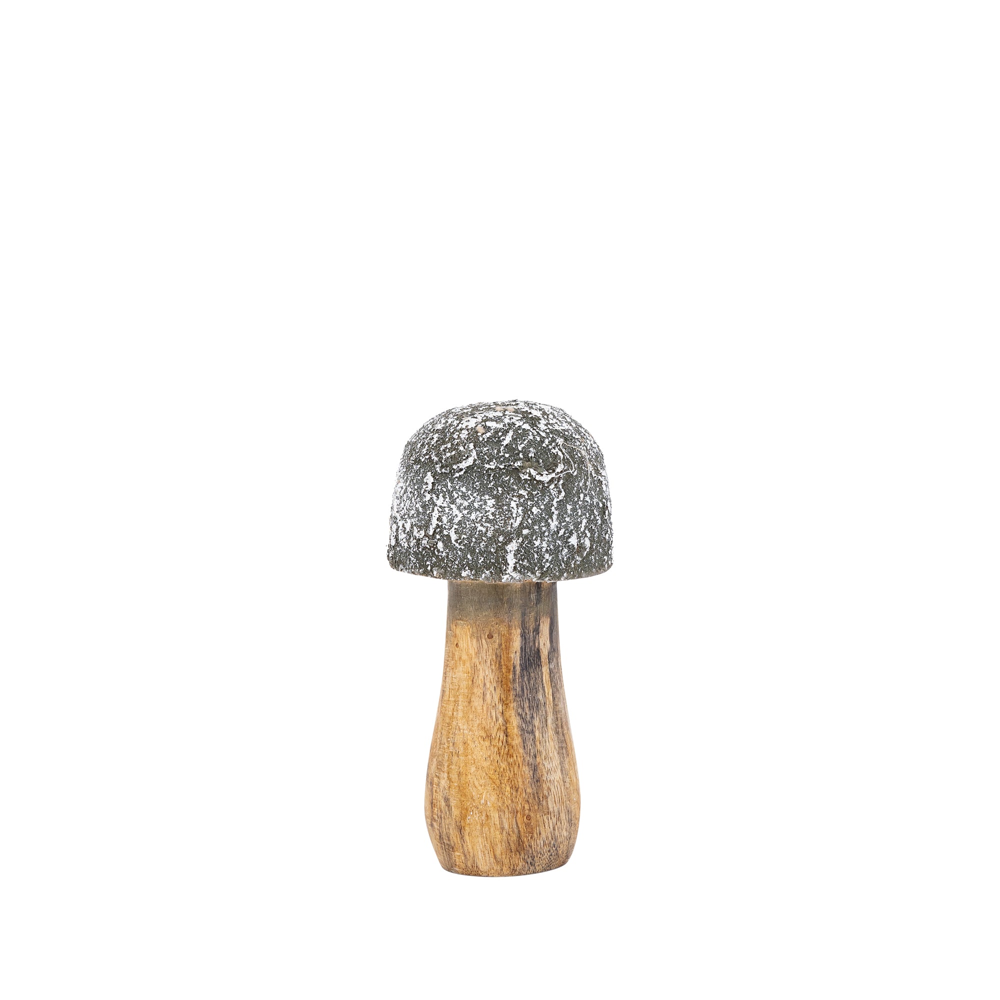 Blaire Snowgreen wooden mushroom statue M