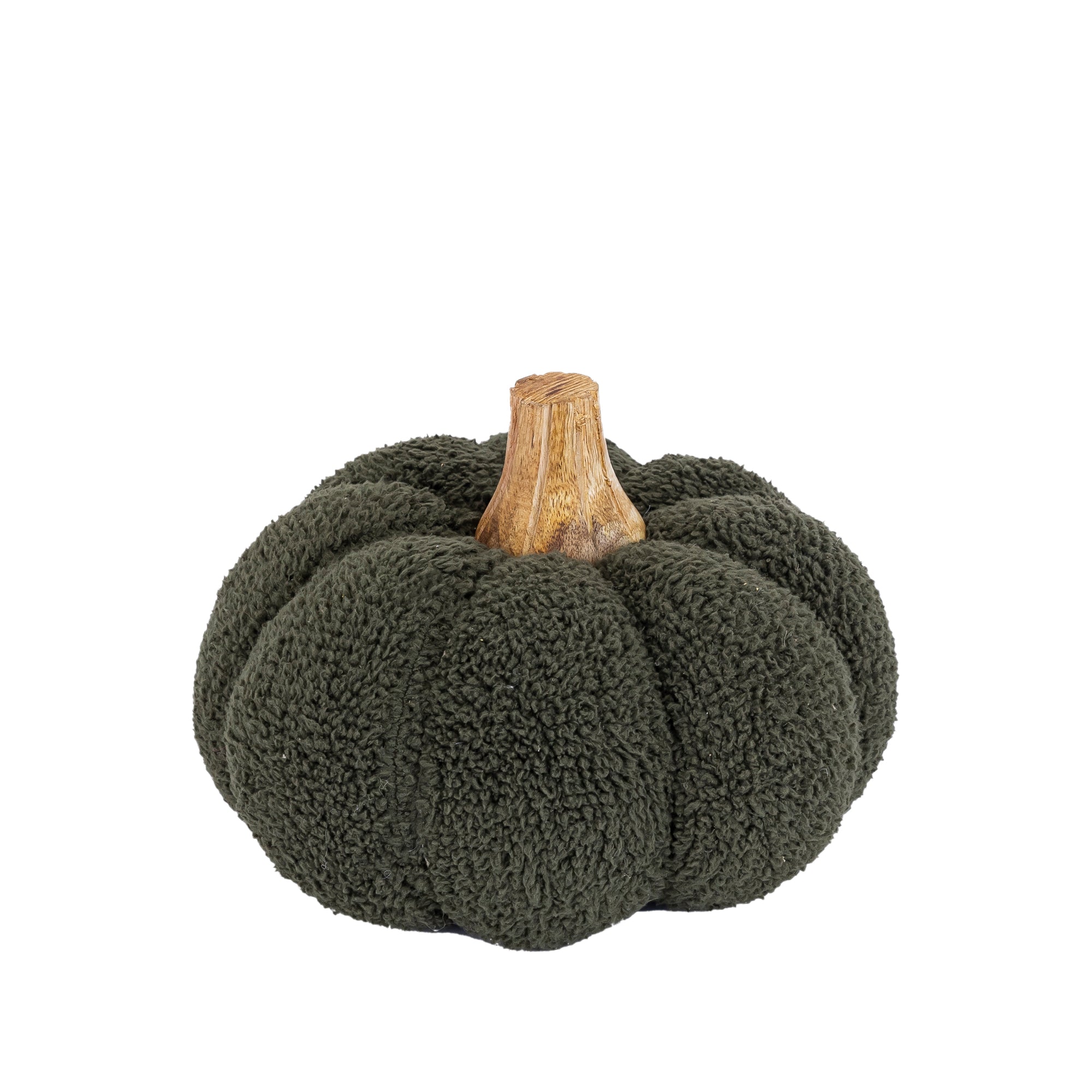 Siamah Green bouclé pumpkin statue XL