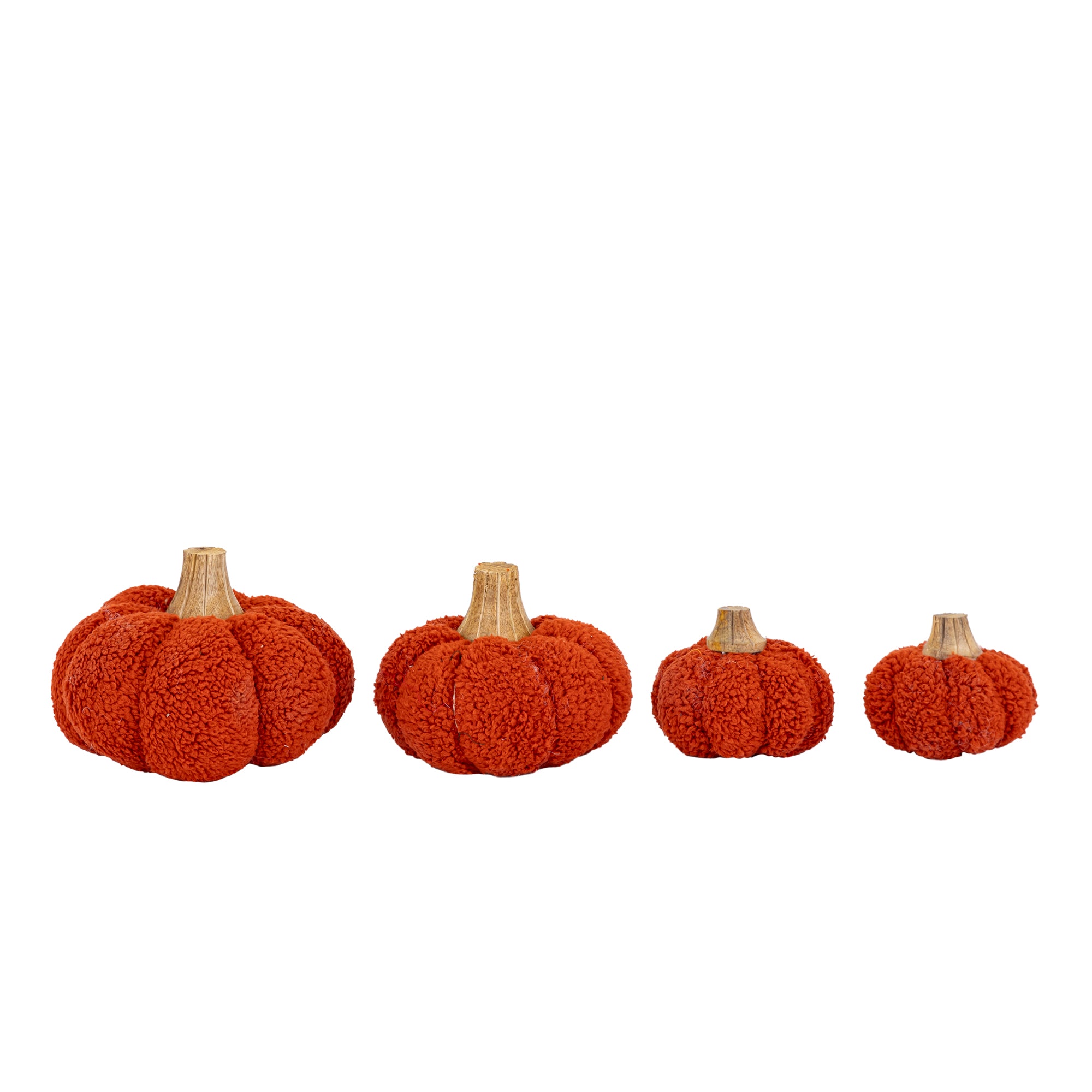 Siamah Orange bouclé pumpkin statue M