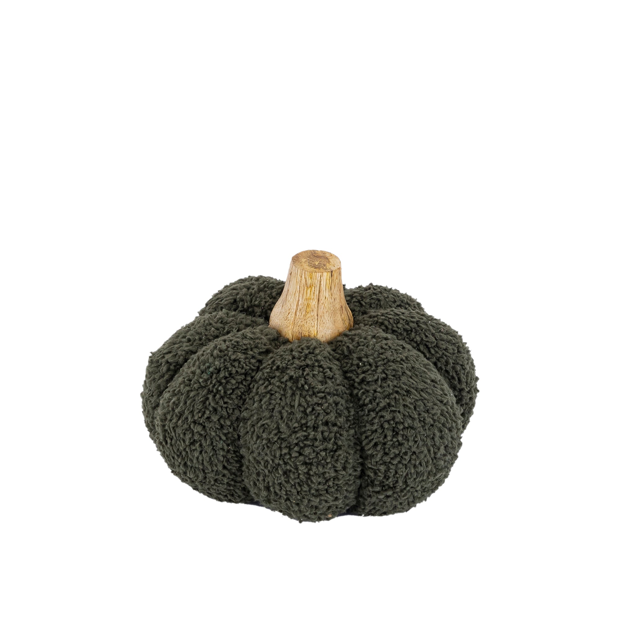 Siamah Green bouclé pumpkin statue L